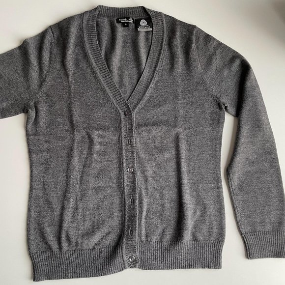 Grey Wool Bossini Cardigan - Picture 1 of 3